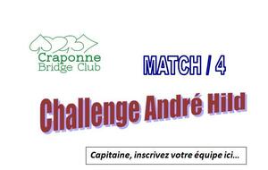 Match/4 au Craponne Bridge Club