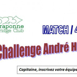 Match/4 au Craponne Bridge Club